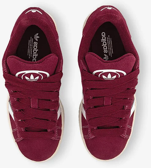 Womens Nobel Maroon White Offwh Campus 00S Suede Low-Top Trainers Eur 39 / 6 Uk Women - Image 2