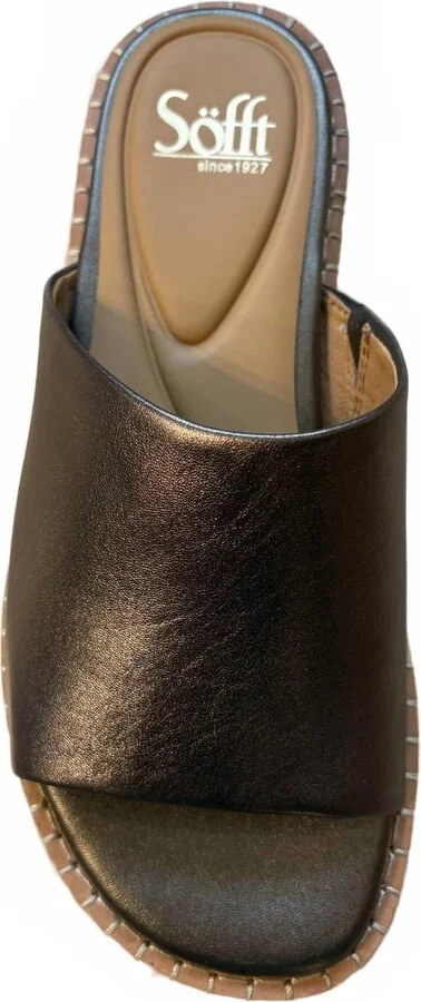 Women's Noble Slide Sandals In Pewter