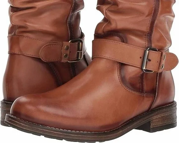 Women's Noelle Boots In Cognac