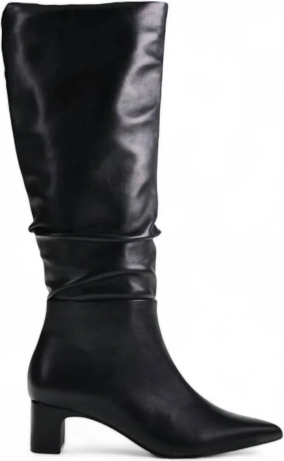 Women's Noey Slouched Tall Boot In Black