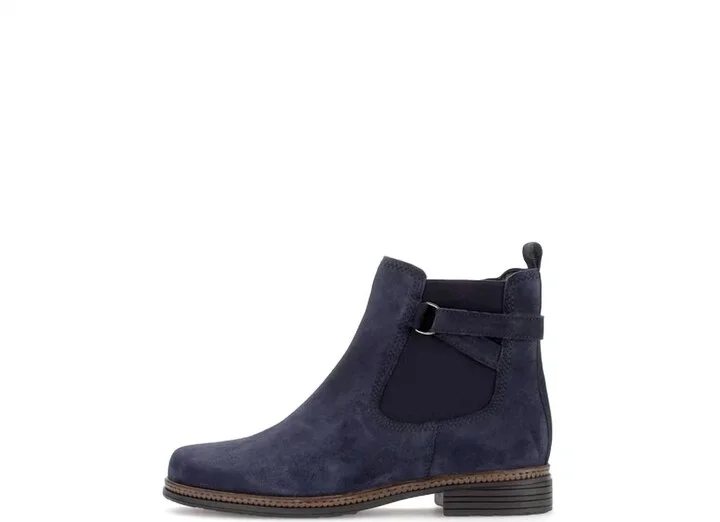 Women's Nolene Ankle Boot In Navy Suede