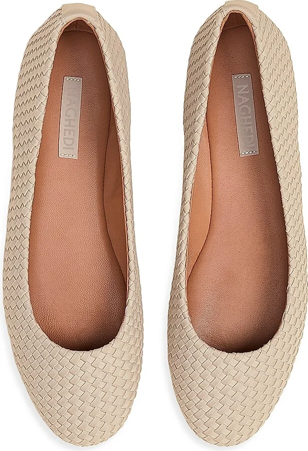 Women's Nomad Ballet Flats - Ecru - Size 5 - Image 2