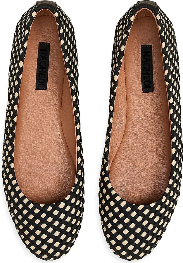 Women's Nomad Raffia Ballet Flats - Costa - Size 5 - Image 3