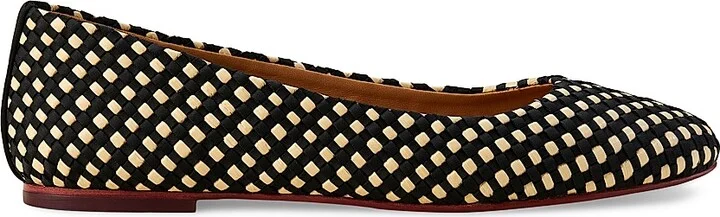 Women's Nomad Raffia Ballet Flats - Costa - Size 5
