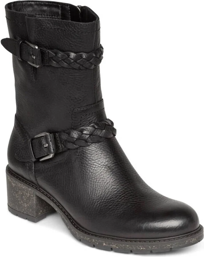 Women's Nora Heeled Boot In Black