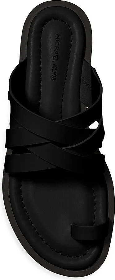 Women's Nora Leather Sandals - Black - Size 5.5 - Image 3