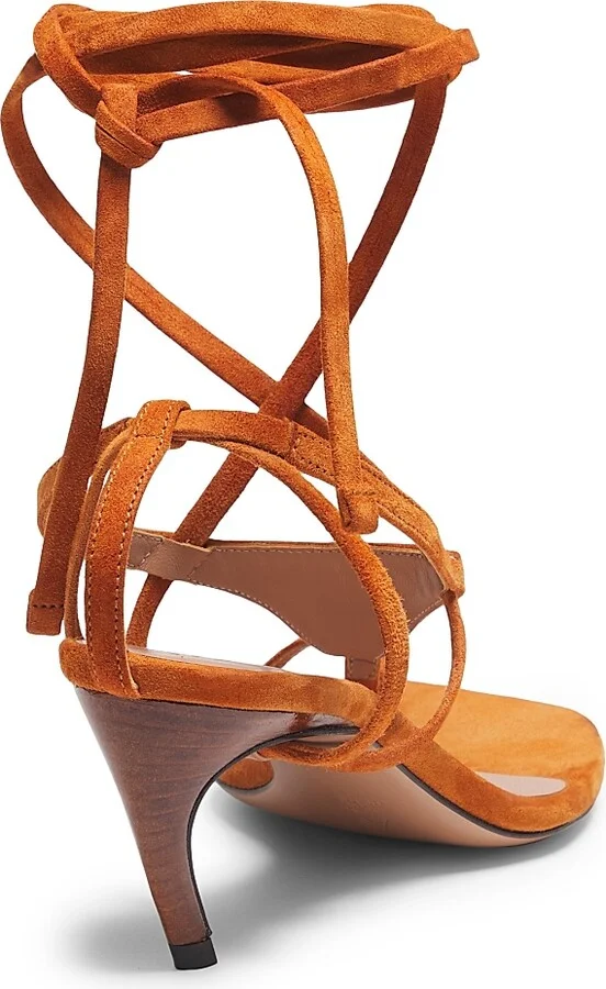 Women's Nova 65MM Suede Sandals - Tan - Size 6 - Image 3