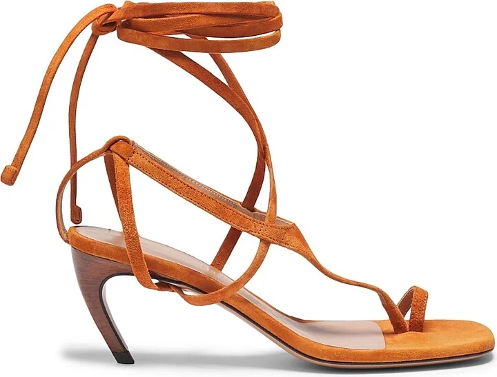 Women's Nova 65MM Suede Sandals - Tan - Size 6