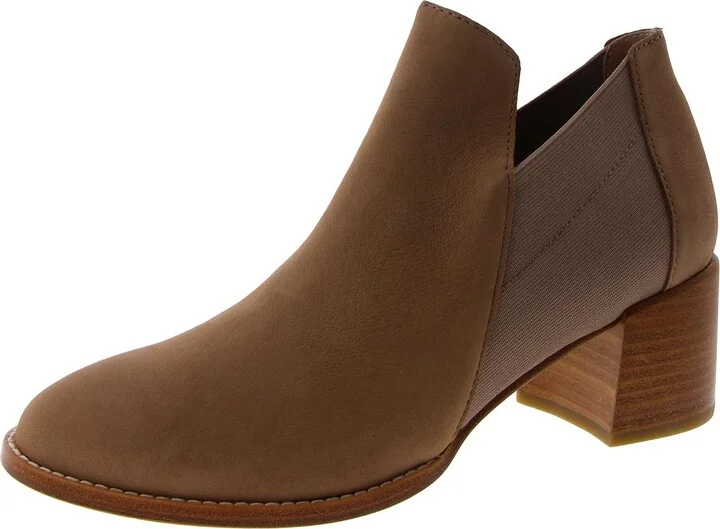 Womens Nubuck Ankle Booties