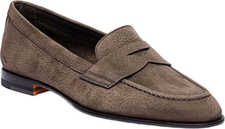 Women's nubuck penny loafer - Image 3