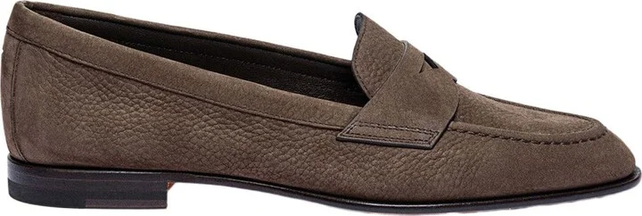Women's nubuck penny loafer