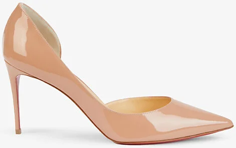 Womens Nude Iriza 85 Patent-Leather Courts Eur 39 / 6 Uk Women