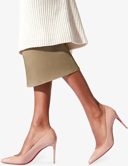 Womens Nude Kate 85 Patent-Leather Courts Eur 35 / 2 Uk Women - Image 2