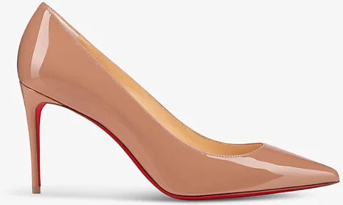 Womens Nude Kate 85 Patent-Leather Courts Eur 35 / 2 Uk Women