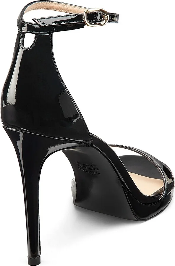 Women's Nudist 100MM Patent Leather Sandals - Adobe - Size 10 - Image 7