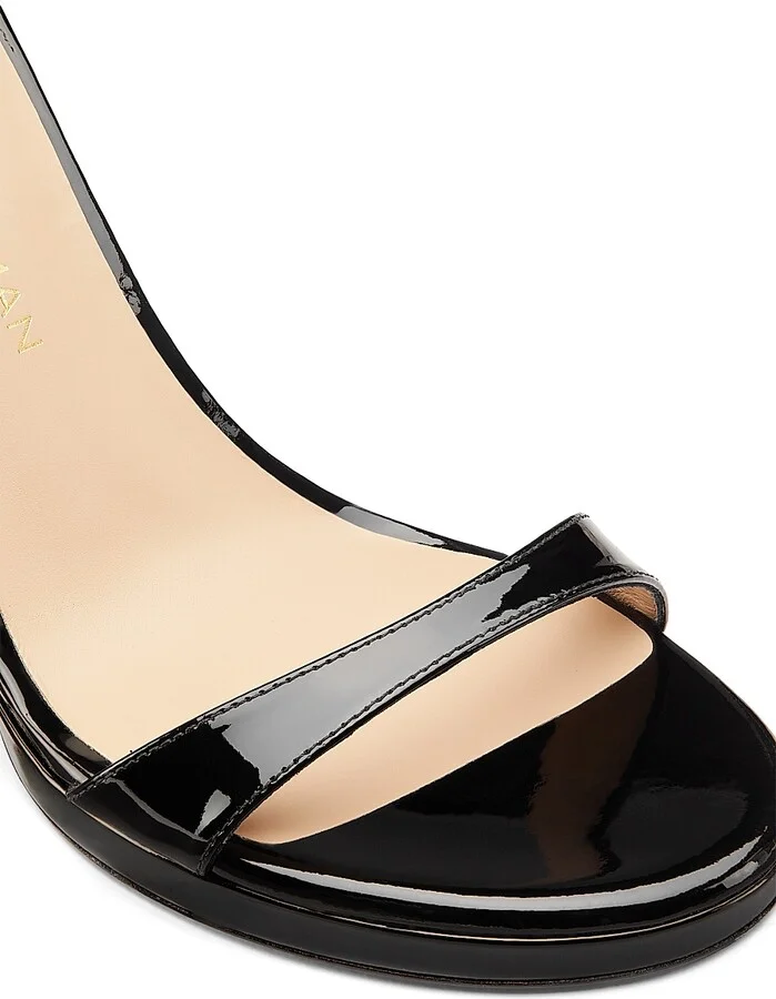 Women's Nudist 100MM Patent Leather Sandals - Adobe - Size 10 - Image 10