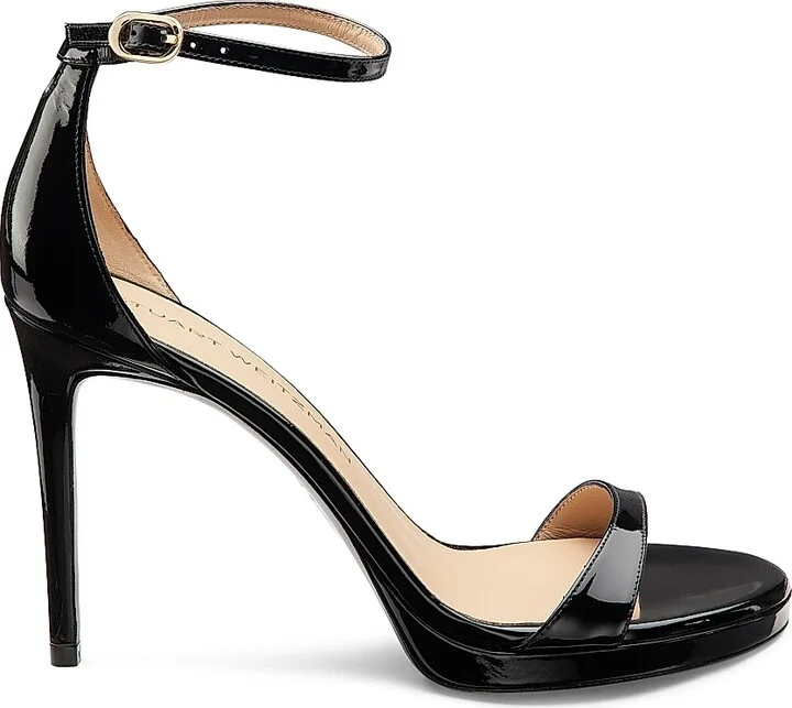 Women's Nudist 100MM Patent Leather Sandals - Adobe - Size 10 - Image 11