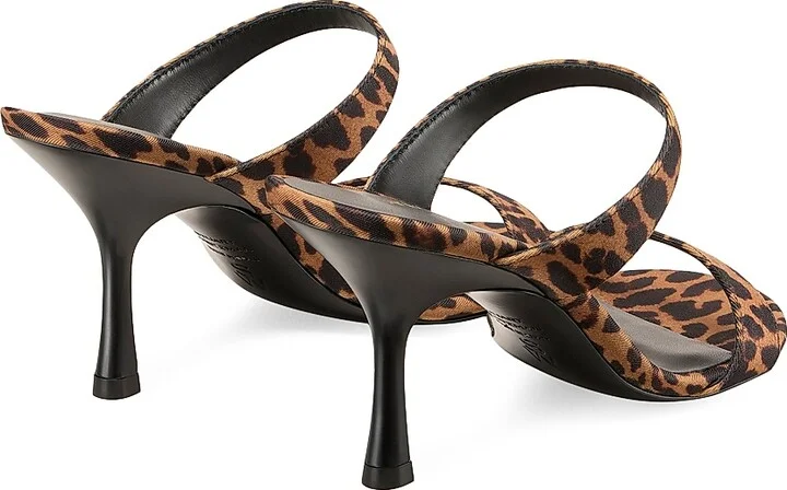 Women's Nudist 85MM Leopard-Printed Sandals - Classic - Size 10 - Image 3