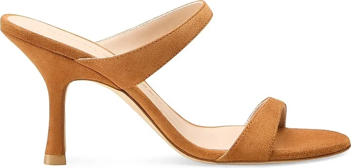Women's Nudist 85MM Suede Sandals - Hazel - Size 10