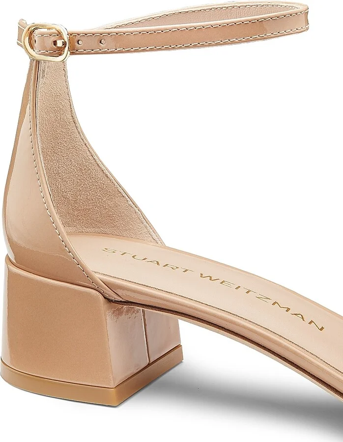 Women's Nudist Block 35MM Patent Leather Sandals - Adobe - Size 10 - Image 5