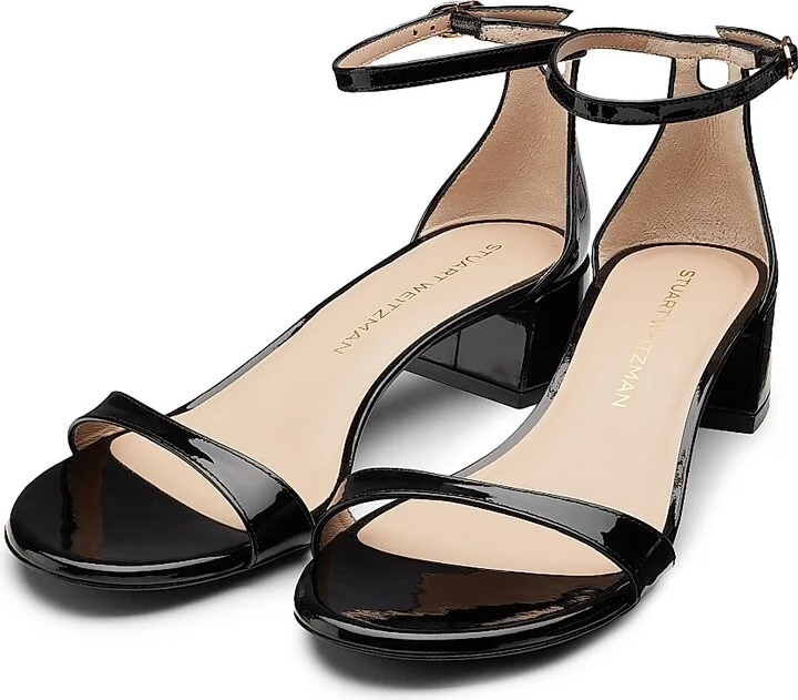 Women's Nudist Block 35MM Patent Leather Sandals - Adobe - Size 10 - Image 6
