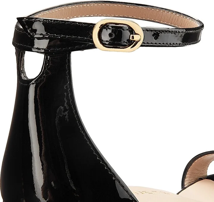 Women's Nudist Block 35MM Patent Leather Sandals - Adobe - Size 10 - Image 9