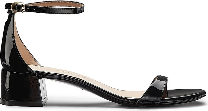 Women's Nudist Block 35MM Patent Leather Sandals - Adobe - Size 10 - Image 11