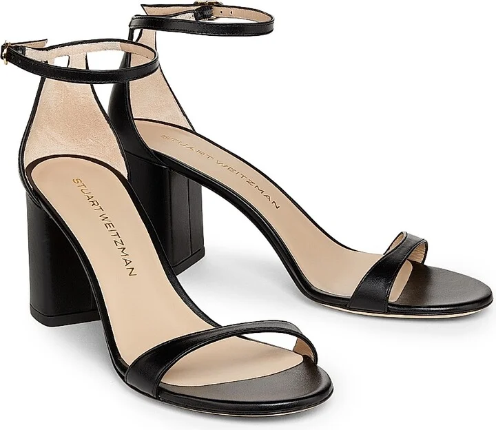 Women's Nudist Block 75MM Leather Sandals - Adobe - Size 10 - Image 6