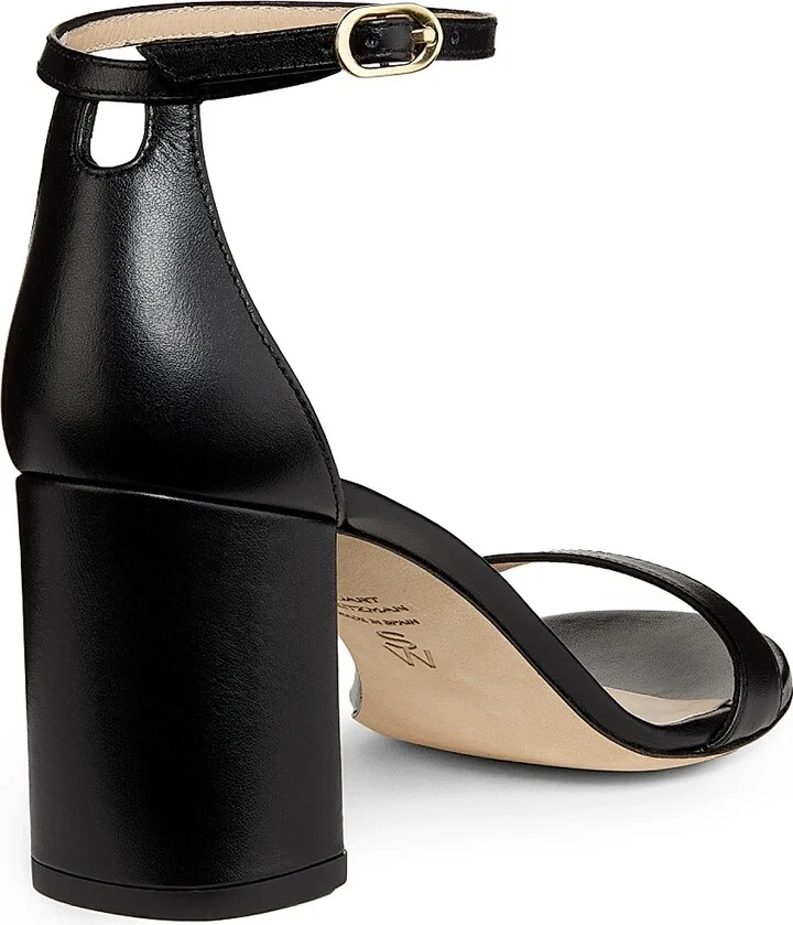 Women's Nudist Block 75MM Leather Sandals - Adobe - Size 10 - Image 7