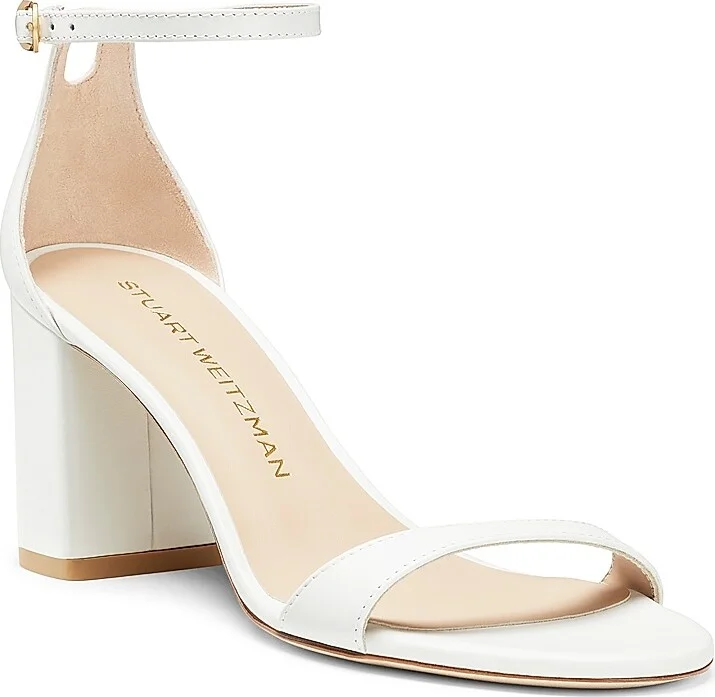 Women's Nudist Block 75MM Leather Sandals - Adobe - Size 10 - Image 11