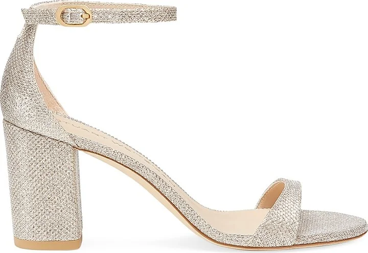 Women's Nudist Block 75MM Sandals - Poudre - Size 10