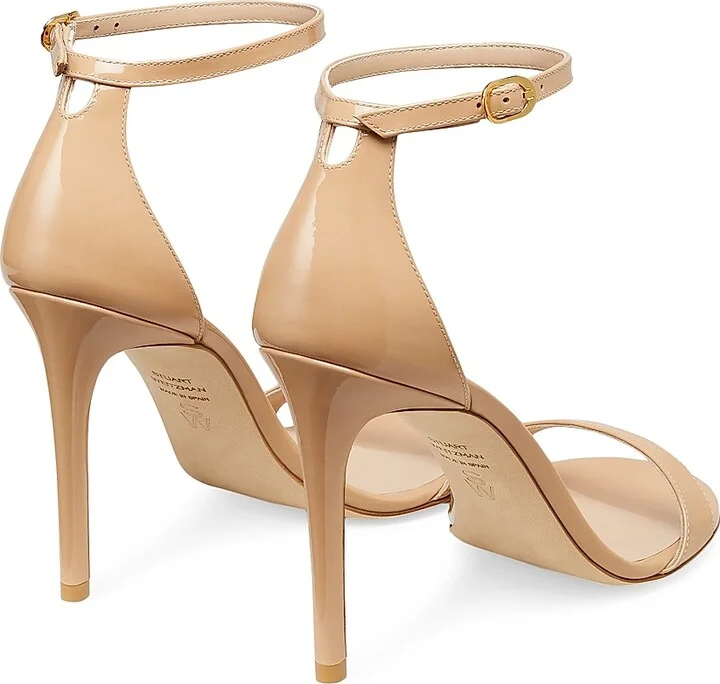 Women's Nudist II 100MM Patent Leather Sandals - Adobe - Size 10 - Image 3