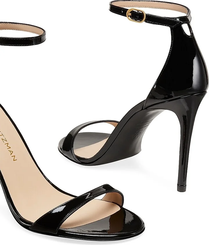 Women's Nudist II 100MM Patent Leather Sandals - Adobe - Size 10 - Image 6