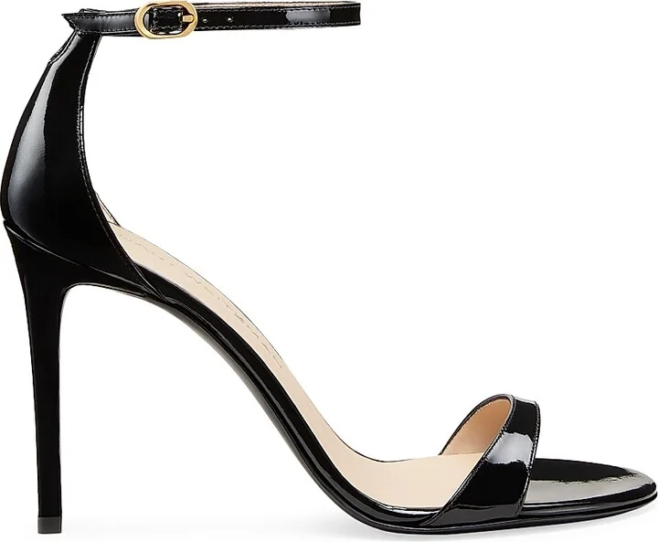 Women's Nudist II 100MM Patent Leather Sandals - Adobe - Size 10 - Image 7