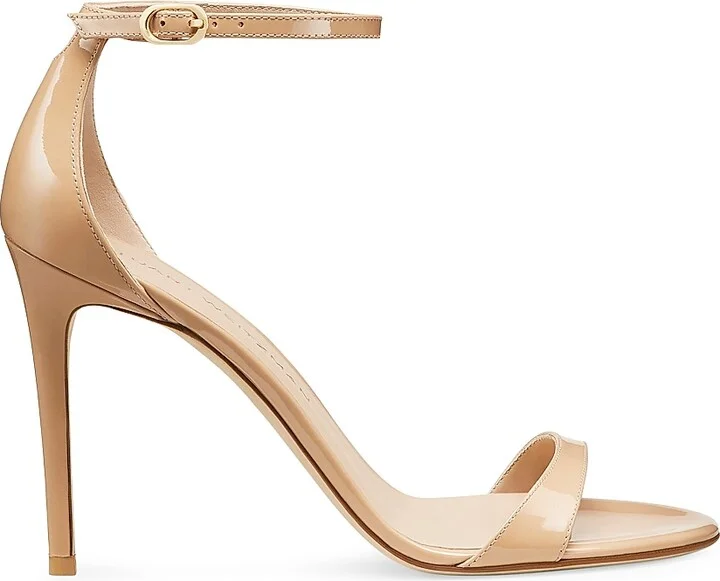 Women's Nudist II 100MM Patent Leather Sandals - Adobe - Size 10