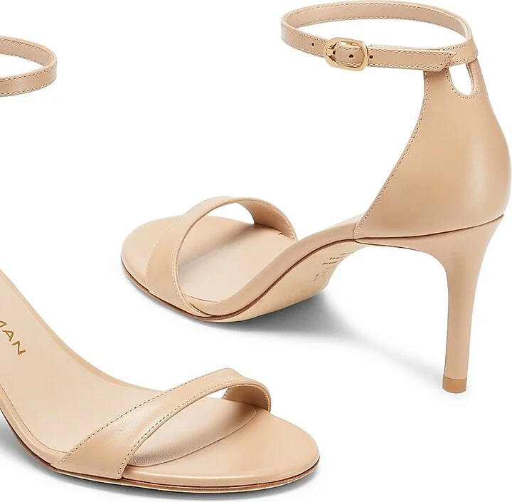 Women's Nudist II 75MM Leather Sandals - Adobe - Size 10 - Image 4