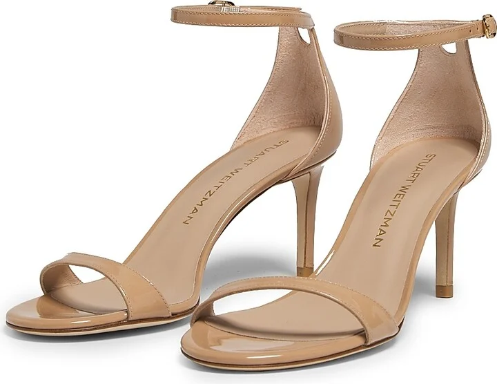 Women's Nudist II 75MM Patent Leather Sandals - Adobe - Size 10 - Image 2