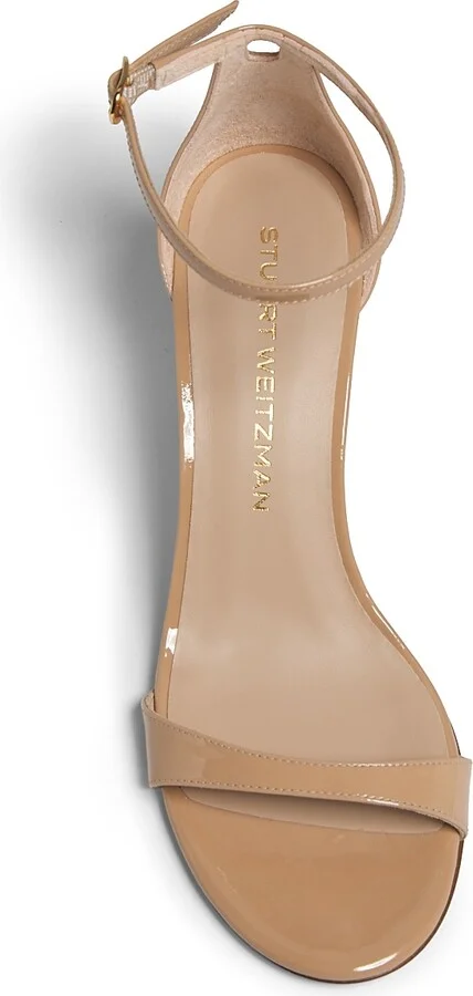 Women's Nudist II 75MM Patent Leather Sandals - Adobe - Size 10 - Image 4