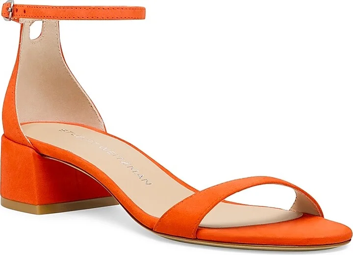 Women's Nudist Suede 35MM Block Sandals - Paradise - Size 5 - Image 2
