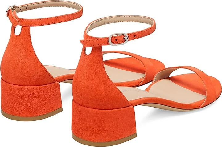 Women's Nudist Suede 35MM Block Sandals - Paradise - Size 5 - Image 3
