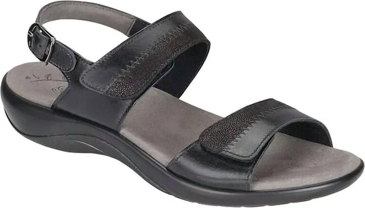 Women's Nudu Heel Strap Sandal In Midnight