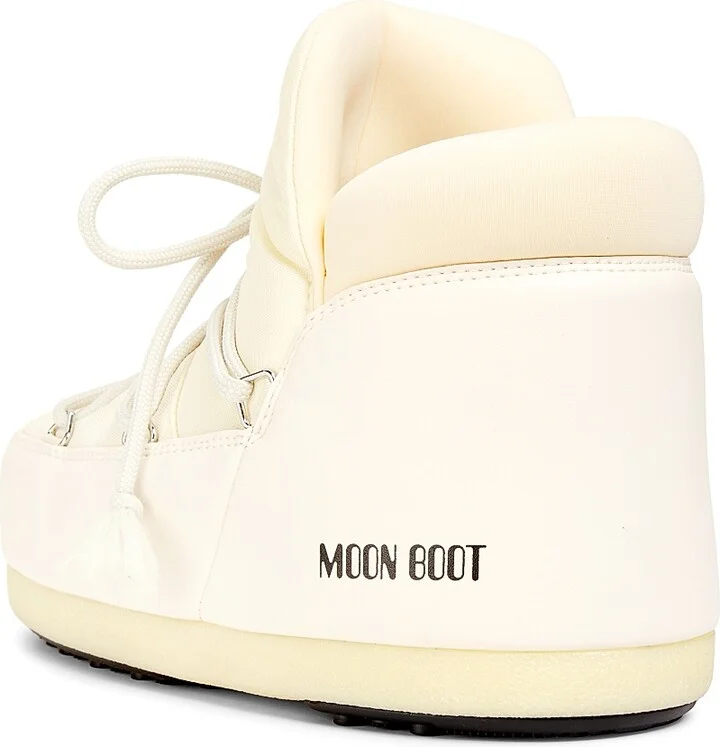 Women's Nylon Snow Boots - Cream - Size 4.5 - Image 3