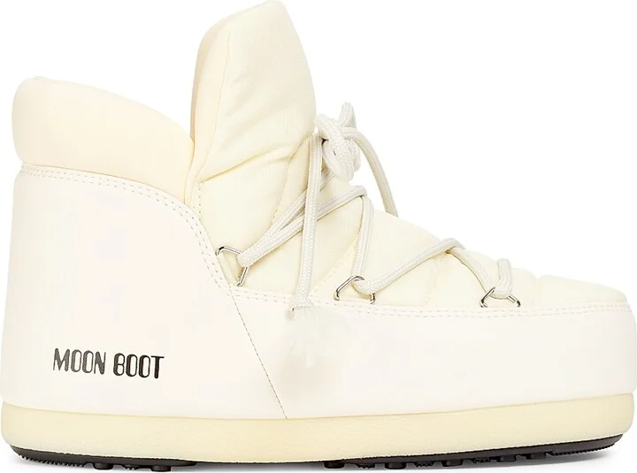 Women's Nylon Snow Boots - Cream - Size 4.5