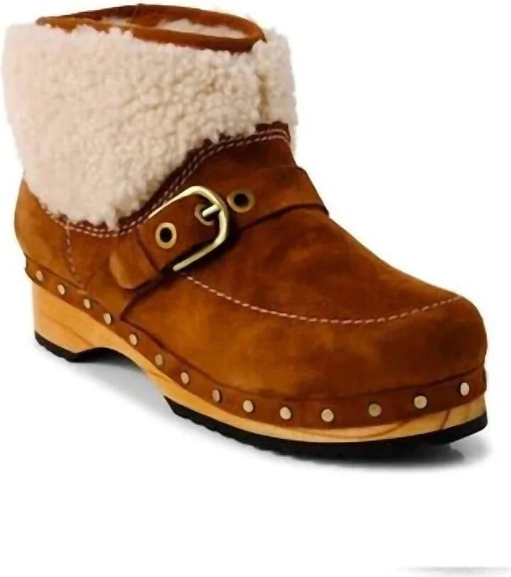 Women's Oak Clog Boot In Vintage Tan