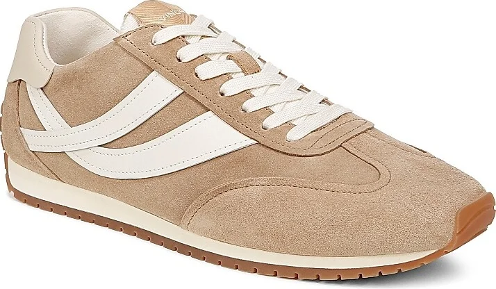 Women's Oasis Suede & Leather Sneakers - Camel White - Size 10 - Image 2