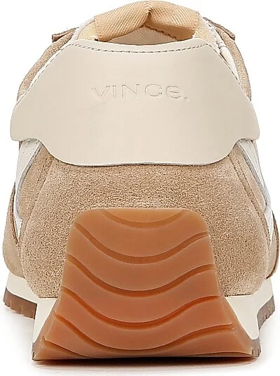 Women's Oasis Suede & Leather Sneakers - Camel White - Size 10 - Image 3