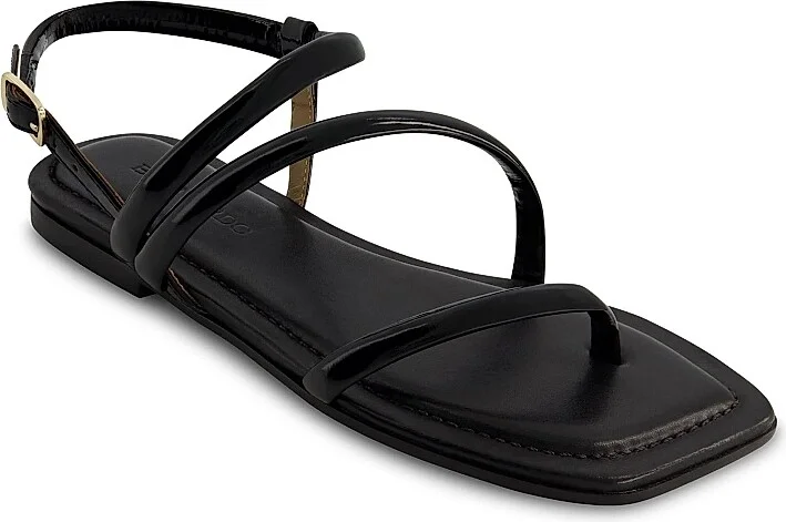 Women's Odessa Reverse Thong Sandals - Black Patent - Size 6 - Image 2