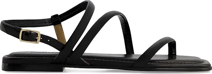 Women's Odessa Reverse Thong Sandals - Black Patent - Size 6