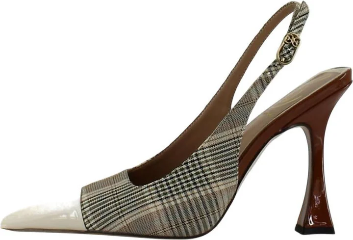 Women's Odette Slingback Pump In Oat Multi/ Alpine Ivory