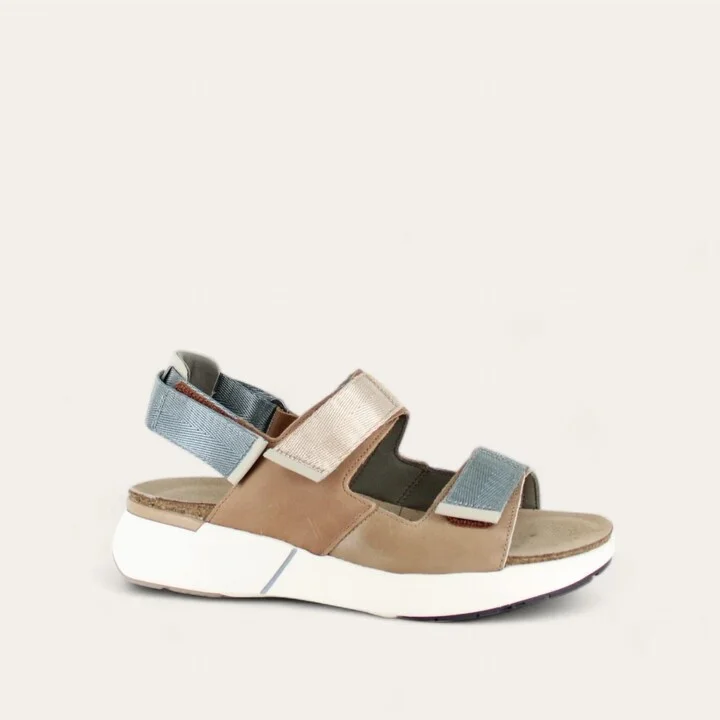 Women's Odyssey Sandal In Arizona Tan/latte Brown/soft Ivory